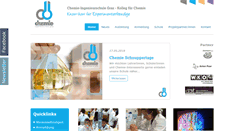 Desktop Screenshot of chemieschule.at