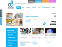 Tablet Screenshot of chemieschule.at